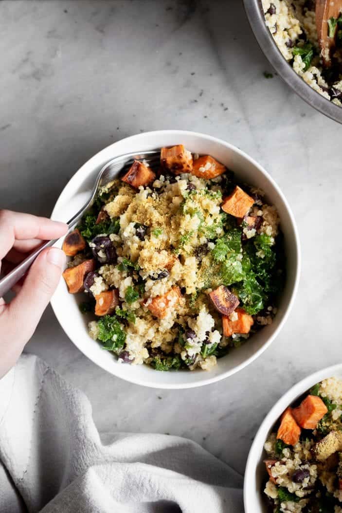 black bean quinoa salad