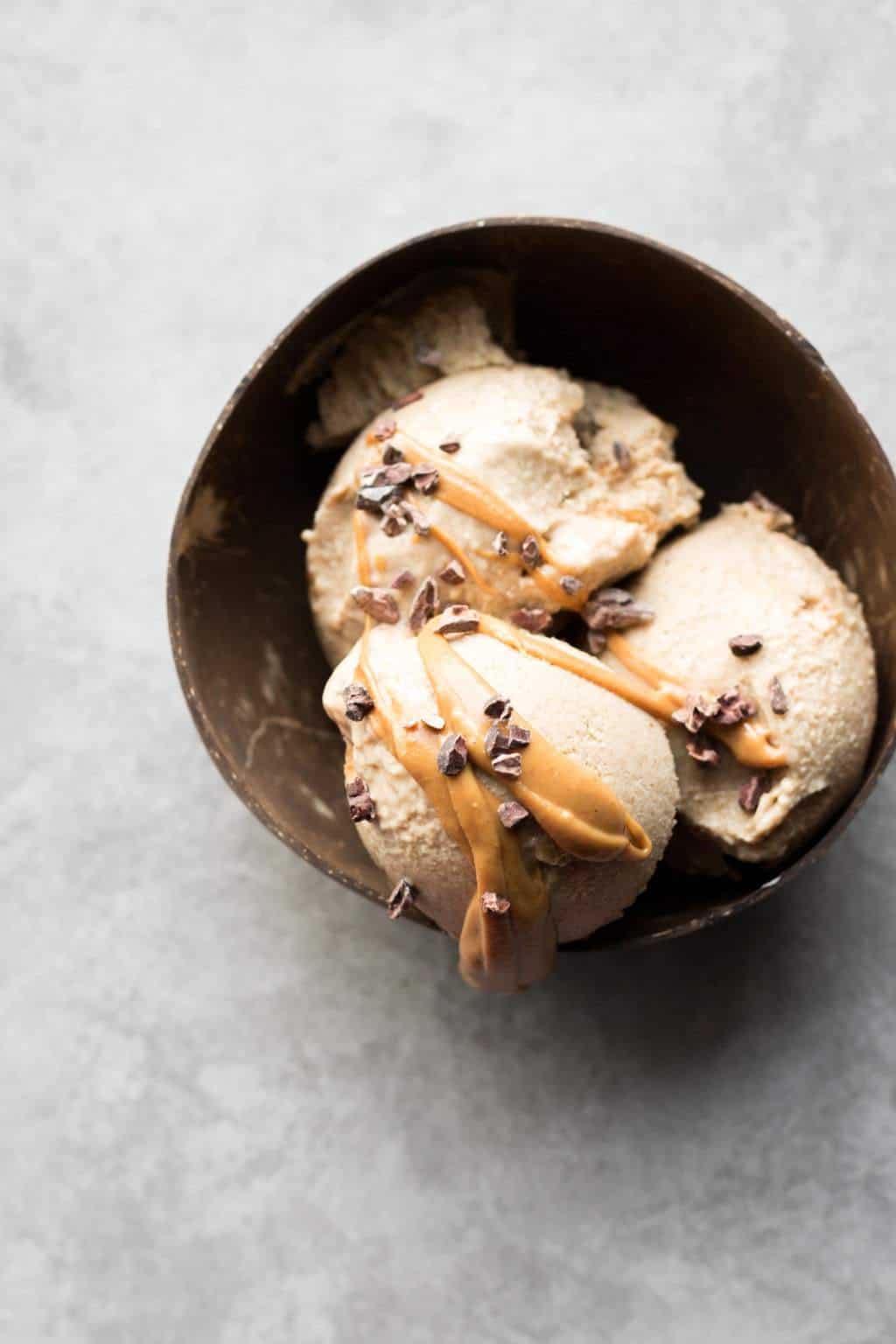 Chickpea-Nut Butter Ice Cream