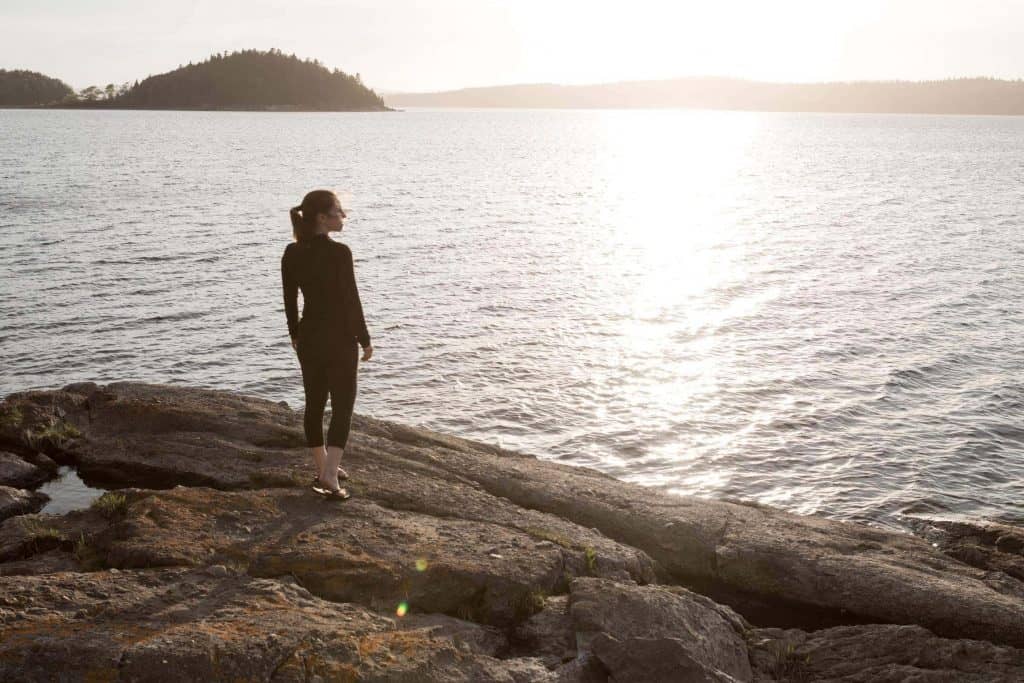 girl by the river