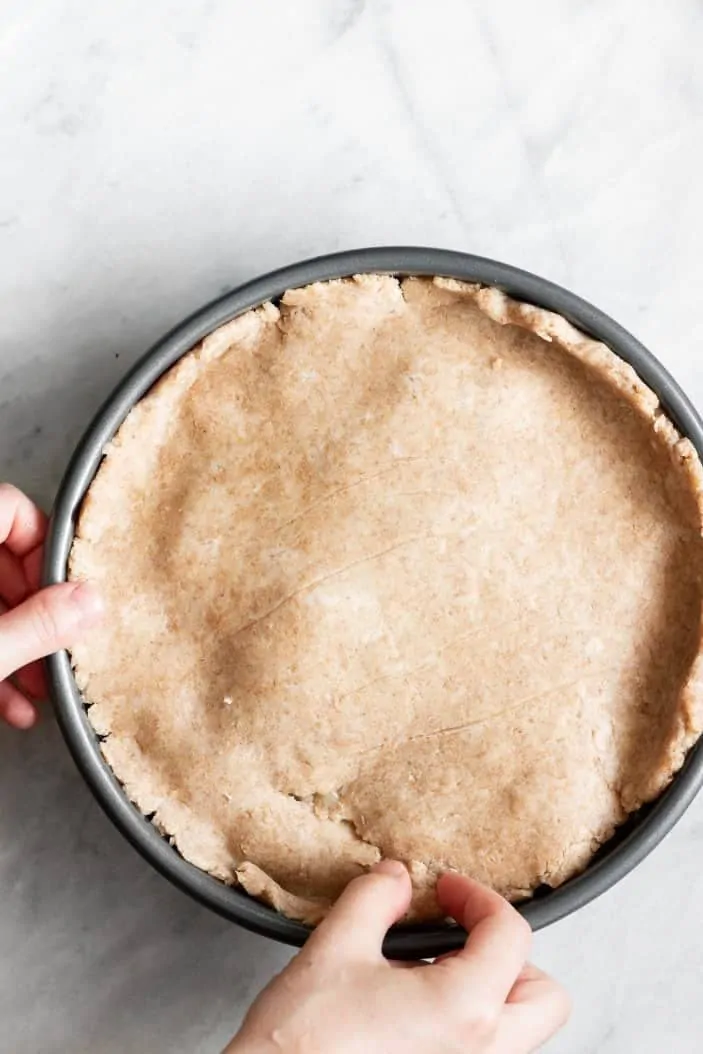 Cozy Vegetarian Pot Pie with Black Eyed Peas uncooked