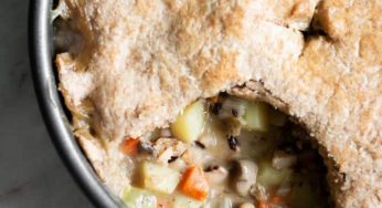 Cozy Vegan Pot Pie with Black Eyed Peas