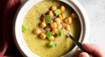 Creamy Vegan Cheesy Broccoli Soup
