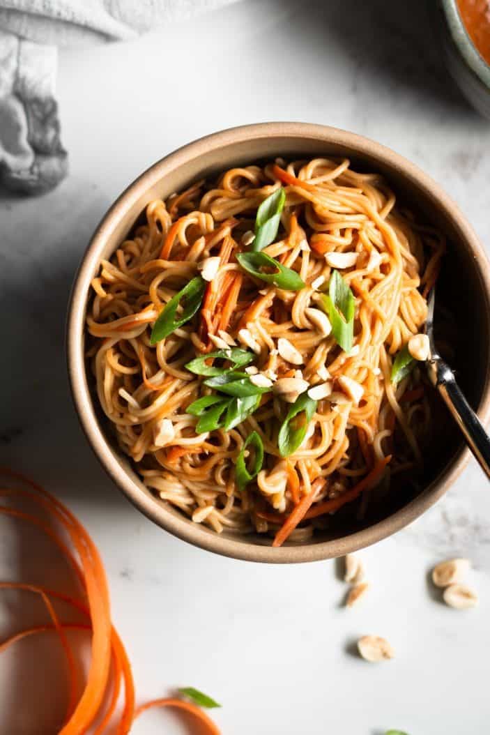 15-Minute Peanut Ramen Noodles