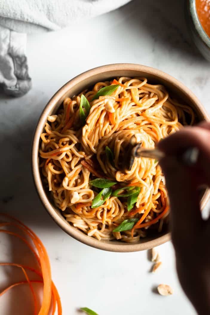 15-Minute Peanut Ramen Noodles