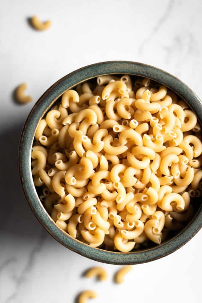 macaroni in bowl
