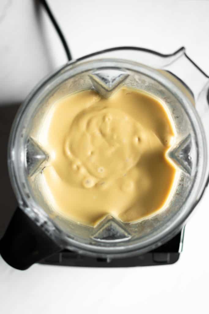 mac and cheese sauce in blender