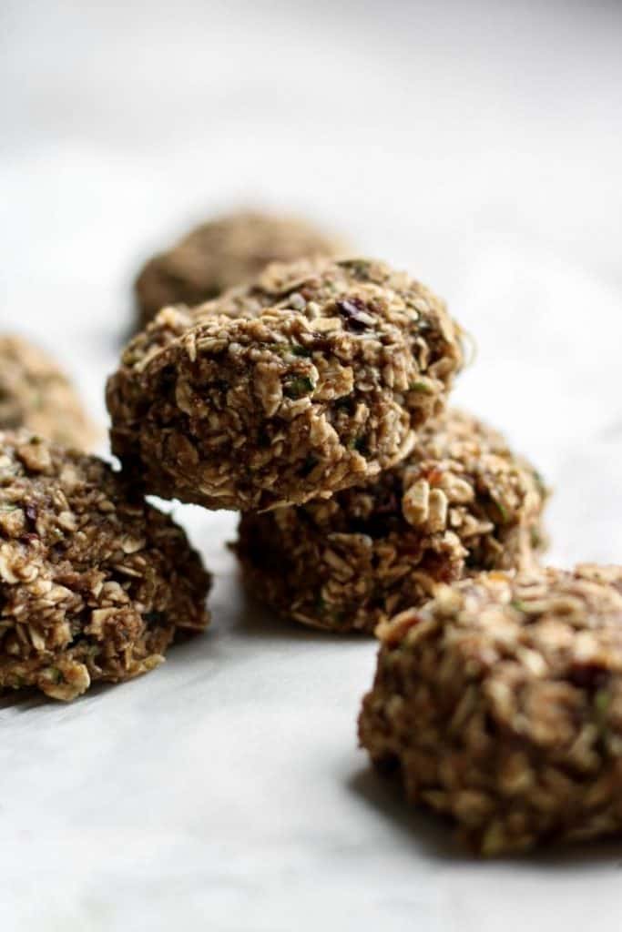 chewy oatmeal zucchini cookies 