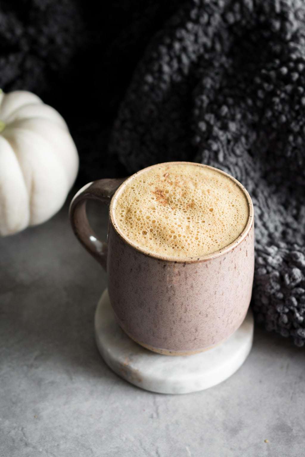 pumpkin spice latte in a cup