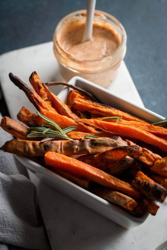 roasted sweet potatoes