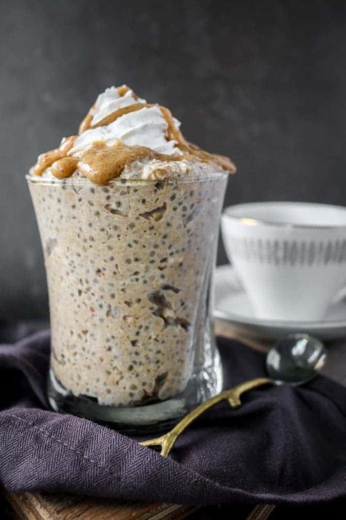 Caramel & Coconut Latte Overnight Oats (Vegan, Refined Sugar-free, Gluten-free!)