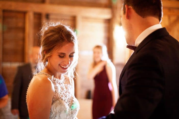 bride laughing