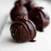 dark chocolate mint truffles