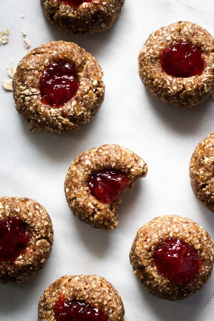 thumbprint cookies with bite 