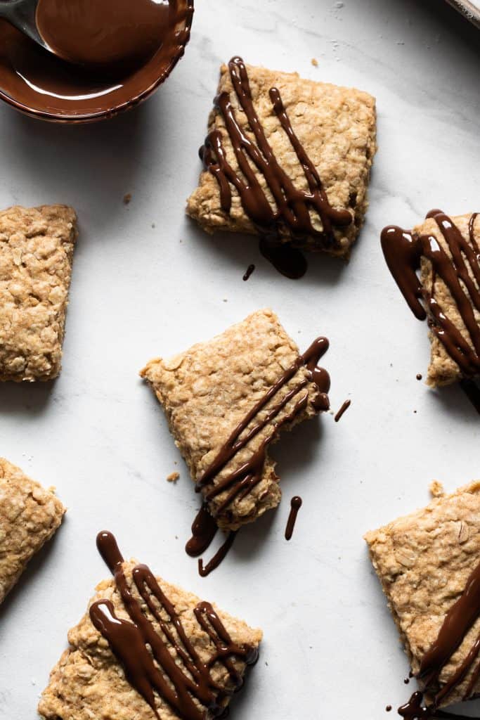 oatcakes with chocolate