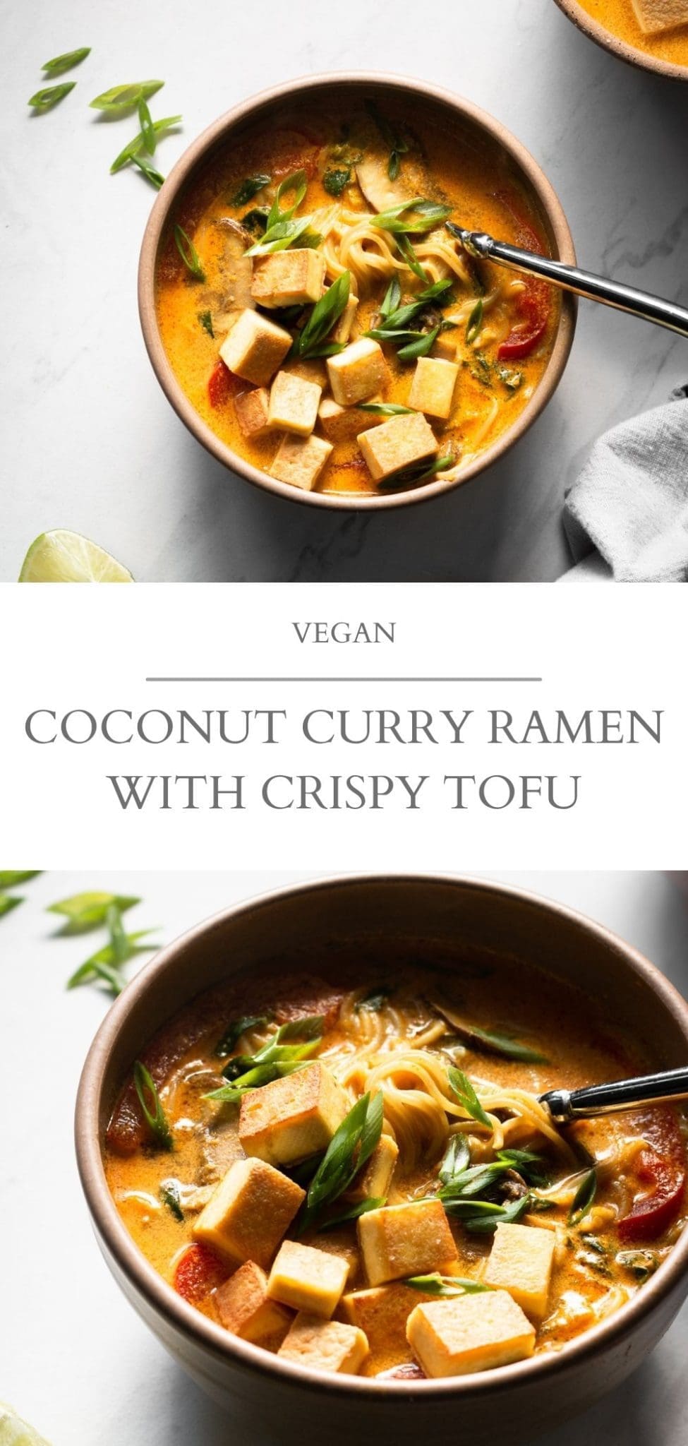 Coconut Curry Ramen with Crispy Tofu - Nourished