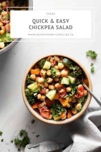 chickpea salad pin
