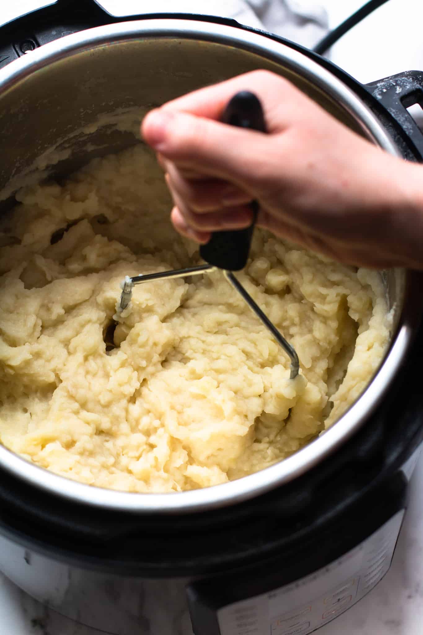 Mashed potatoes in an Instant Pot