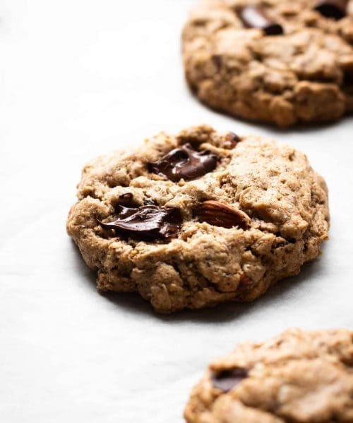 vegan almond breakfast cookies