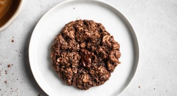 Vegan Double Chocolate Oatmeal Cookies