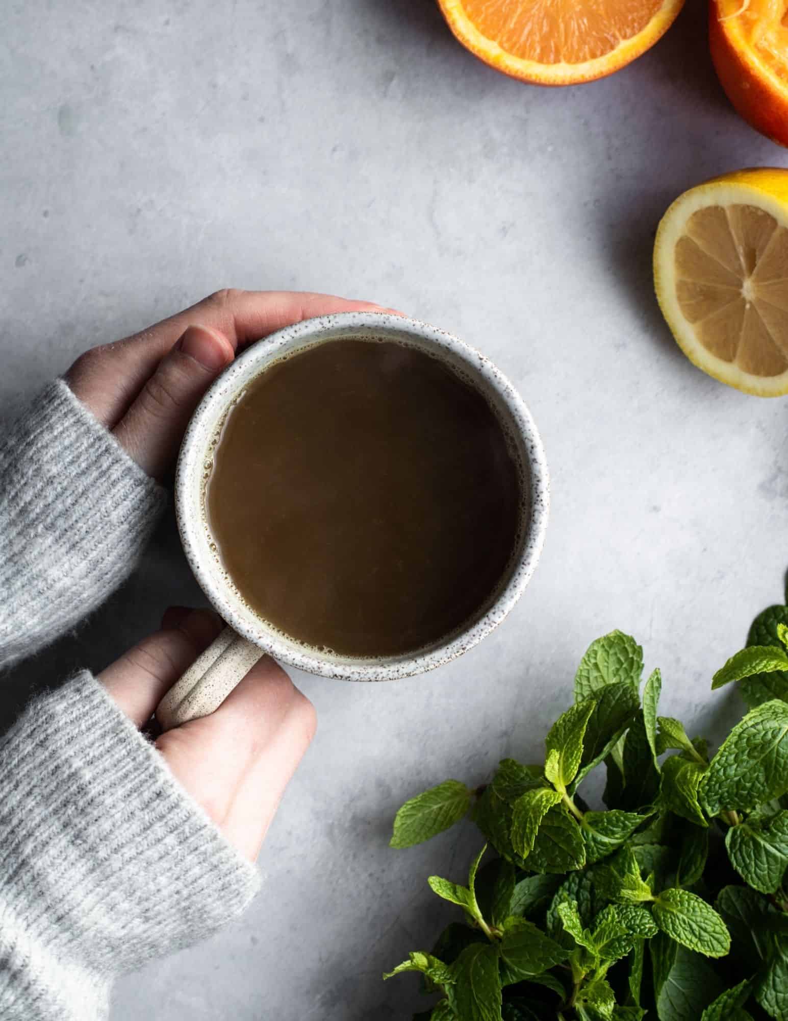 Citrus Tea from the Cozy Vegan Drinks eBook