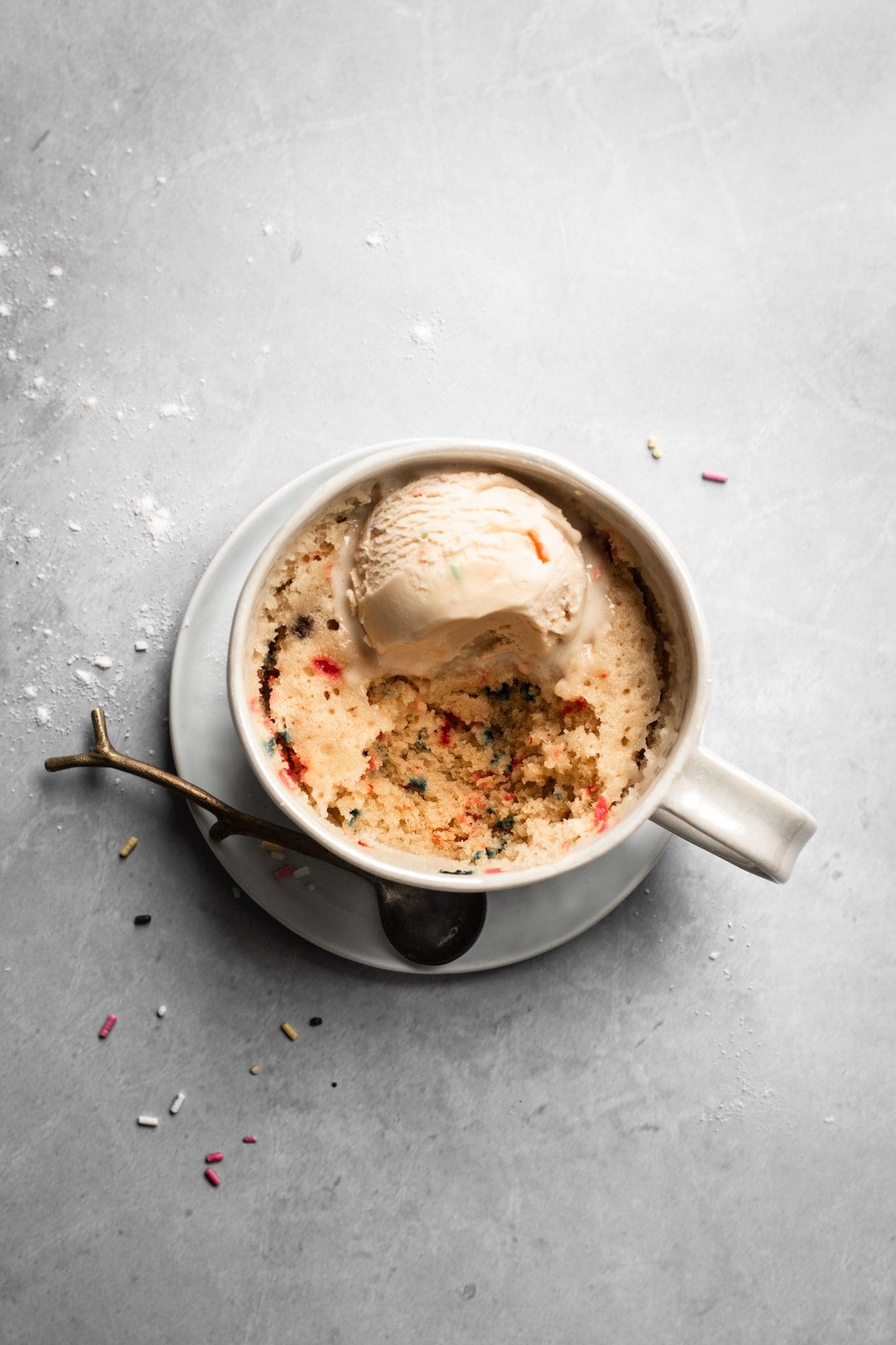 Top 10 Recipes of 2021 - funfetti mug cake