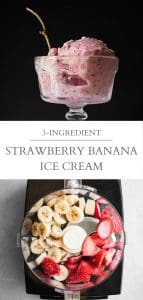 strawberry banana ice cream pin