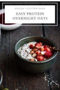easy protein overnight oats pin
