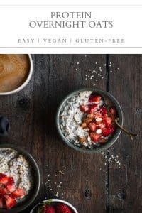 easy protein overnight oats pin