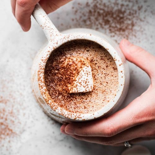Vegan Peanut Butter Hot Cocoa Nourished