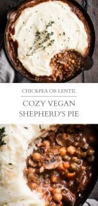 cozy vegan shepherd's pie pin