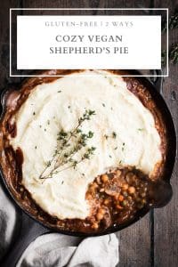 cozy vegan shepherd's pie pin