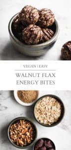 walnut flax energy bites pin
