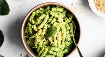 5-Ingredient Avocado Tofu Pasta