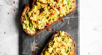 15-Minute Avocado Toast with Tofu Scramble
