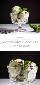 vegan matcha mint chocolate chip ice cream pin