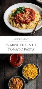 lentil tomato pasta pin
