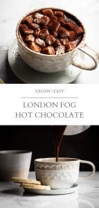 London Fog hot chocolate pin