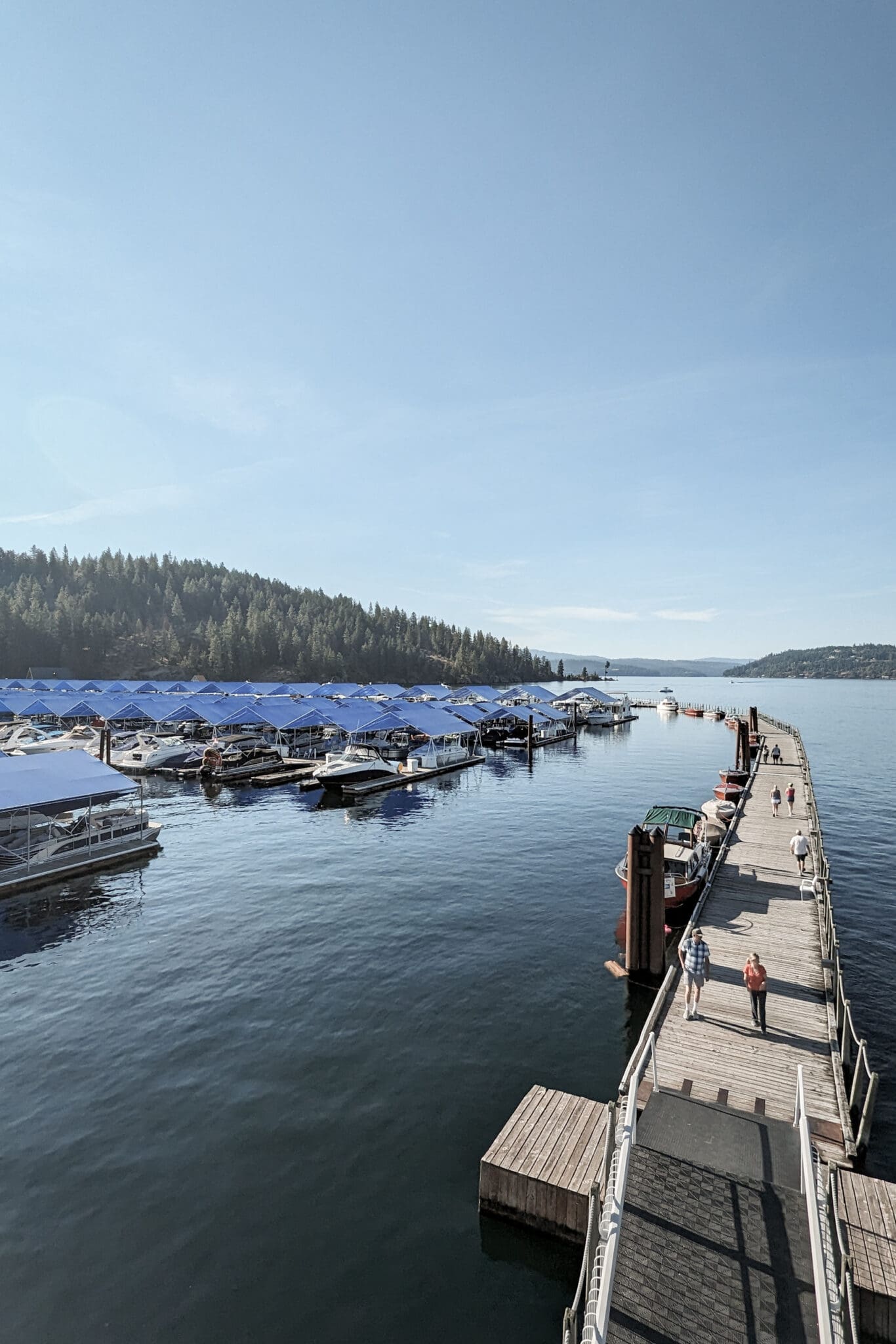 View of a lake in Coeur d'Alene, Idaho