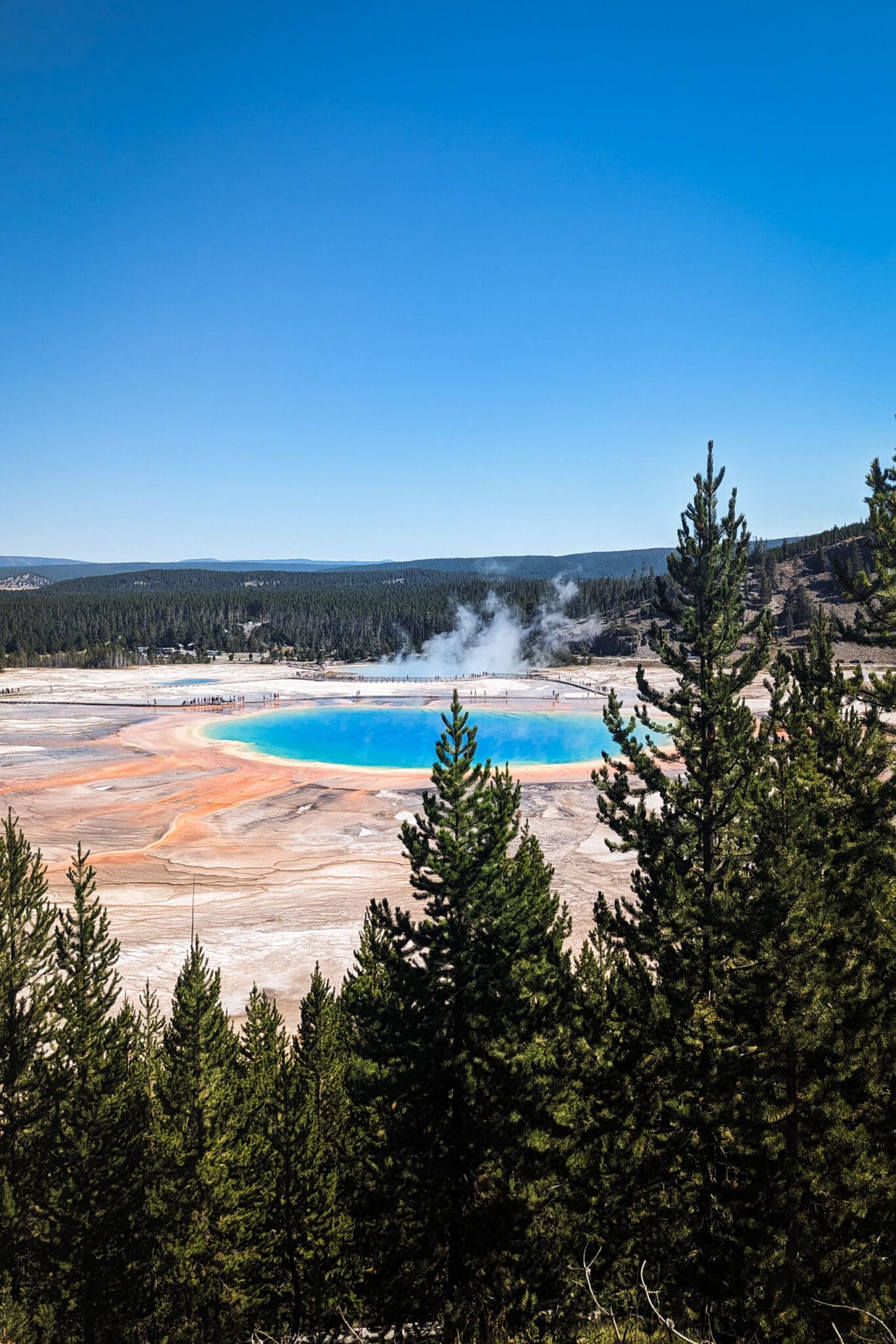 Grand Prismatic Spring in Yellowstone National Park