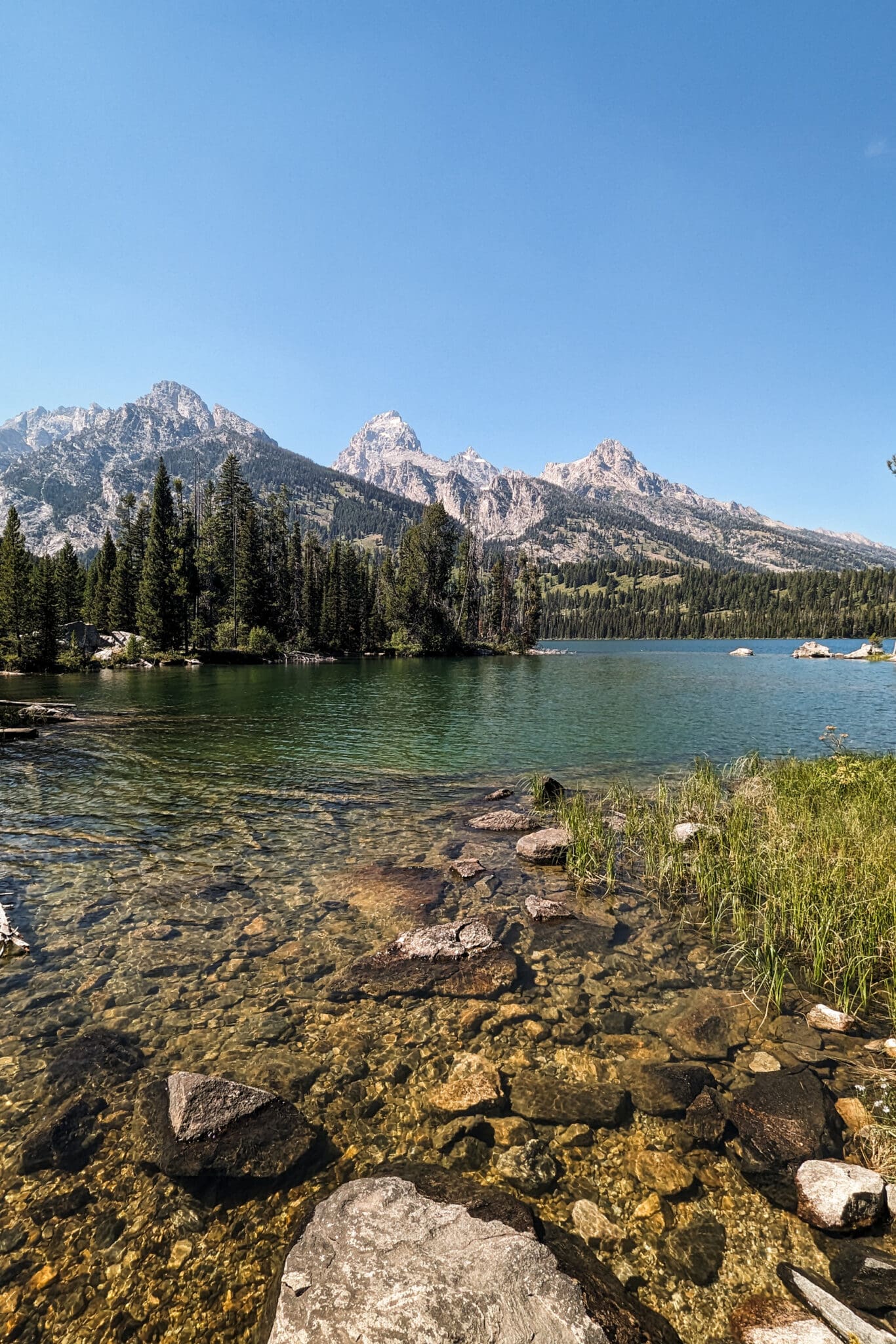 Taggart Lake in Grand Teton National Park