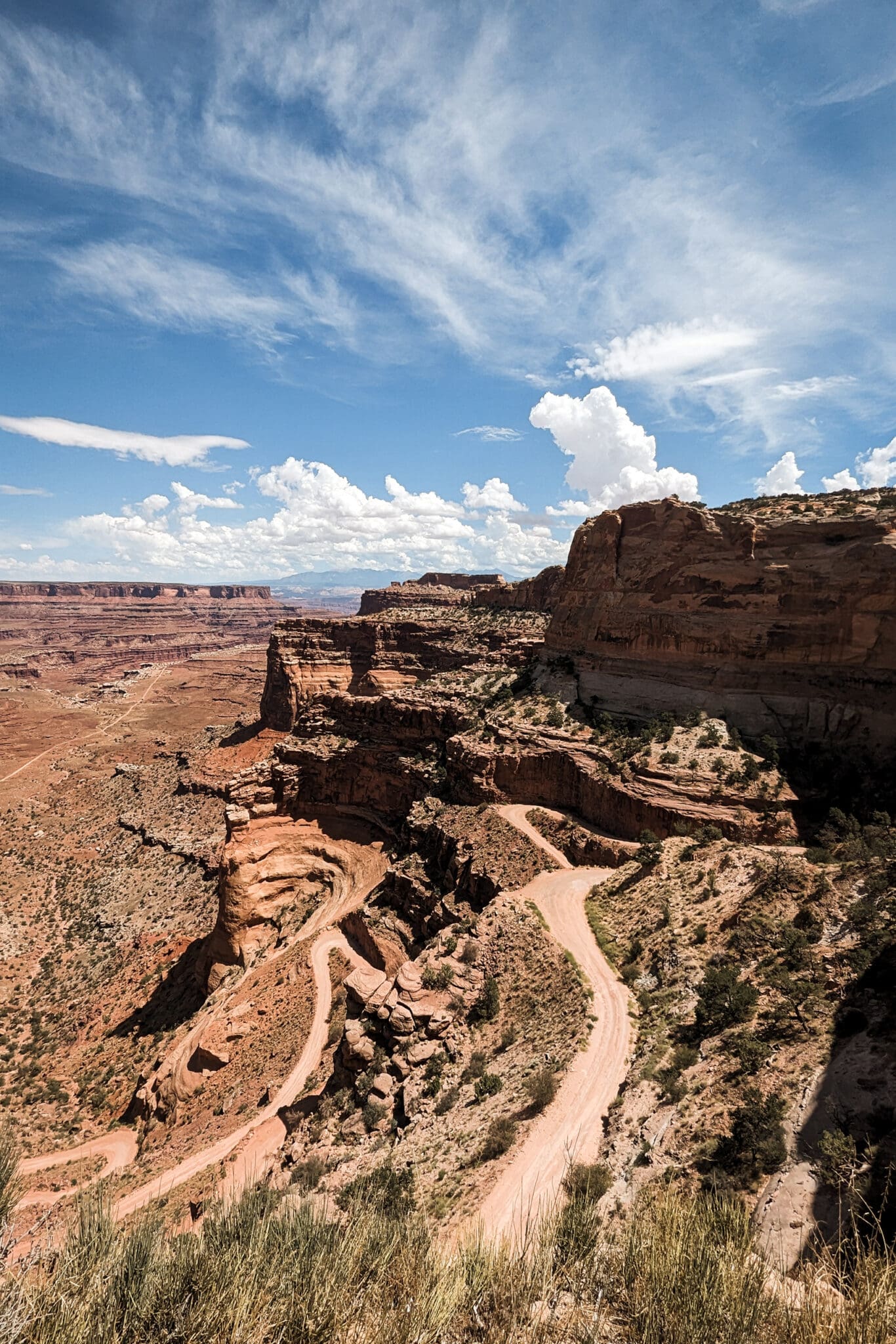 View of canyons from Shafer Trail Viewpoint