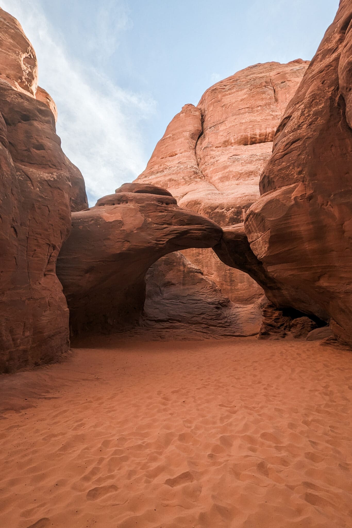 View of Sand Dune Arch