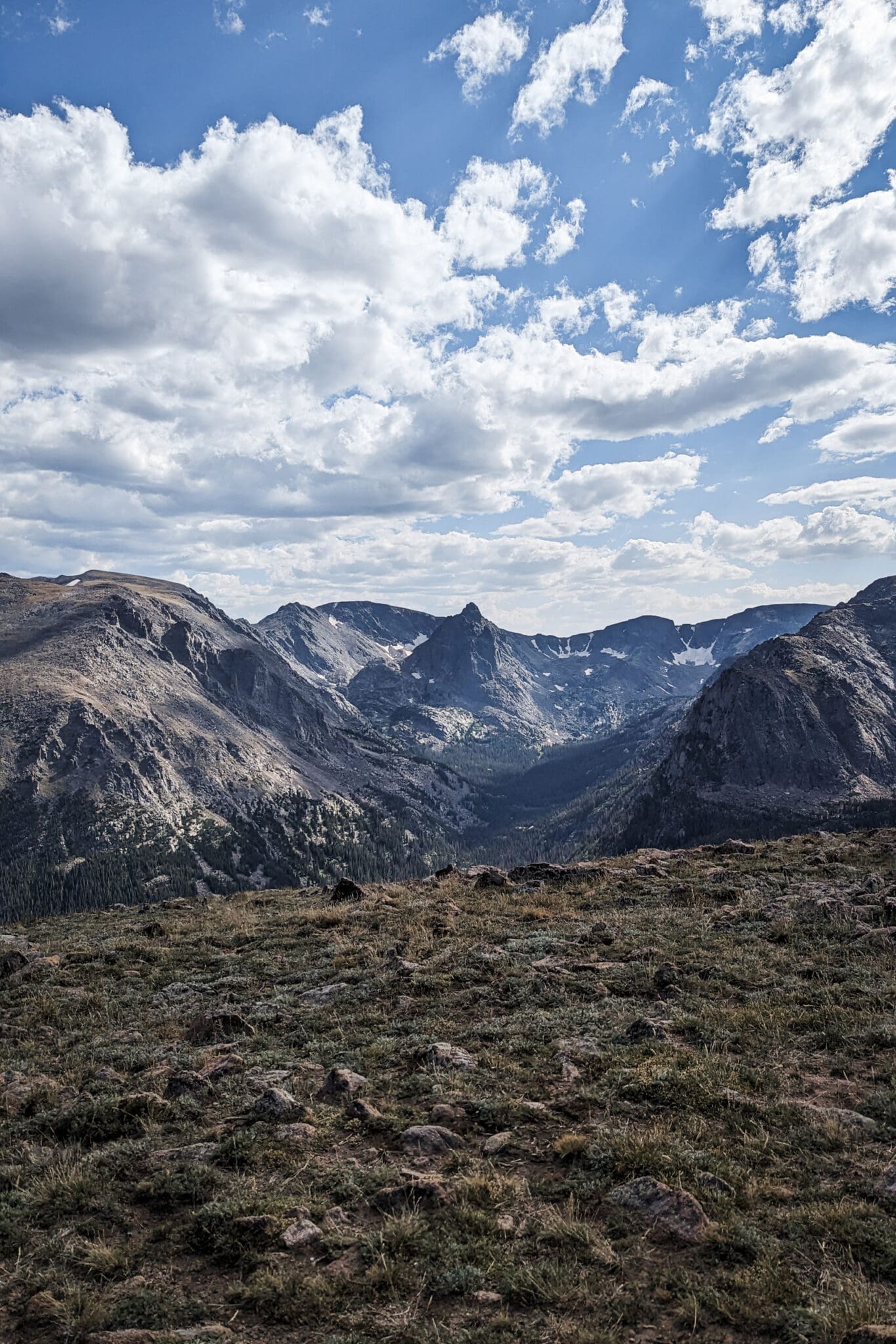 Mountain views in Roacky Mountain National Park