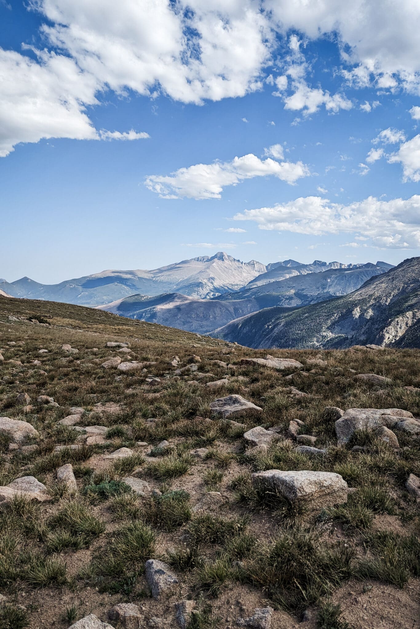 Mountain views in Rocky Mountain National Park