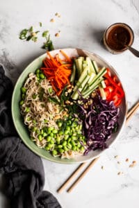Peanut Noodle Salad with Edamame
